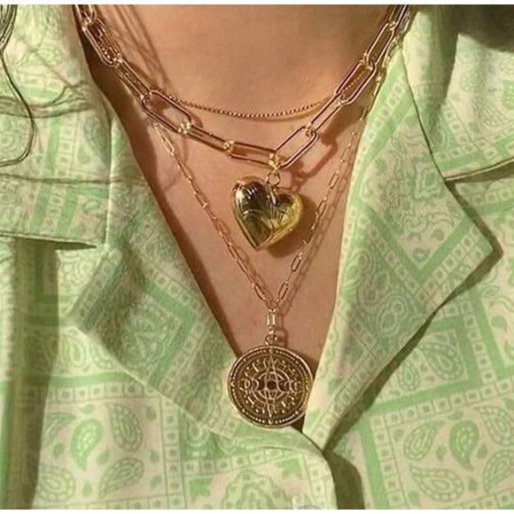 JURATE LA Lunar Phases Coin Necklace - Picture 9 of 9